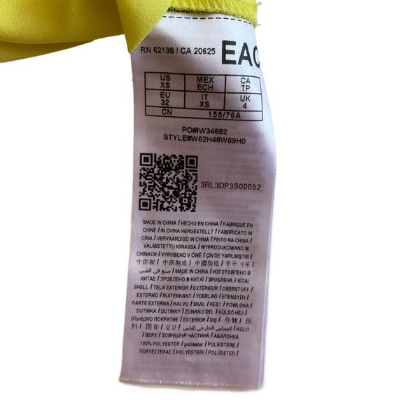 YELLOW GUESS BLOUSE - Picture 5 of 5